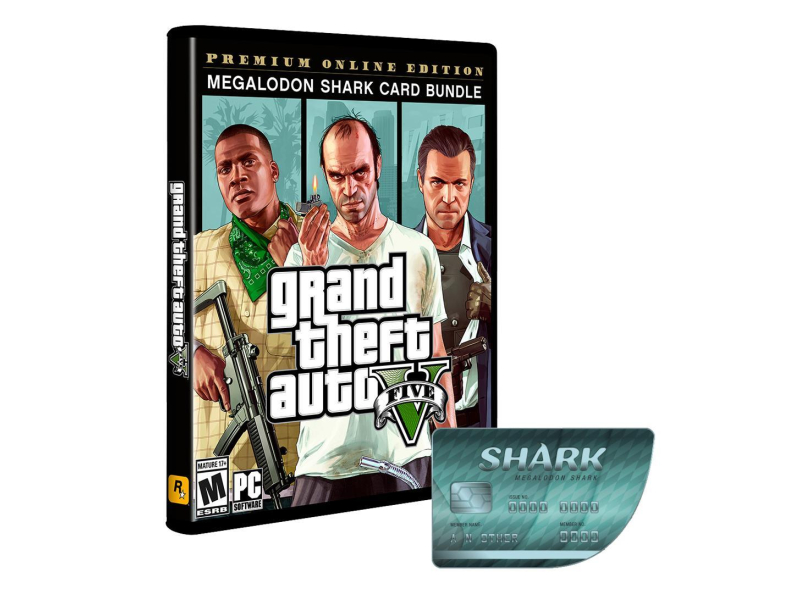 PC GTA V Premium Online Edition&Megalodon Shark ESD